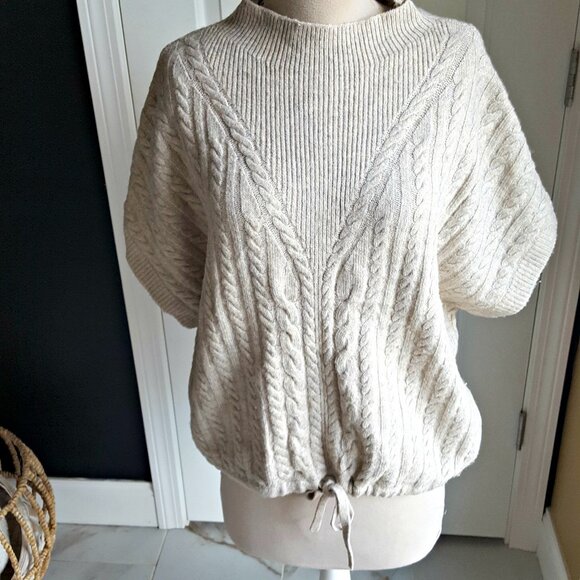EXPRESS TIE FRONT Boho SWEATER SZ L - Picture 1 of 5